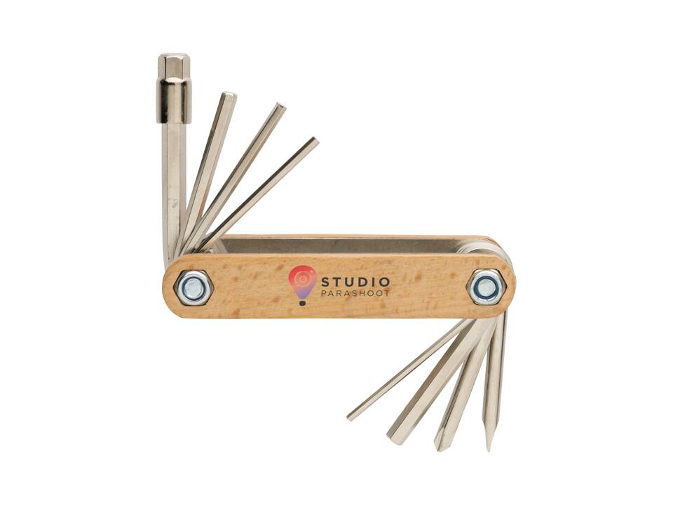 FSC® Houten inbussleutel met 9 functies 6