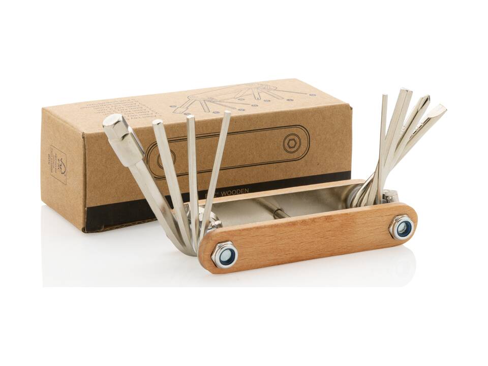 FSC® Houten inbussleutel met 9 functies 8