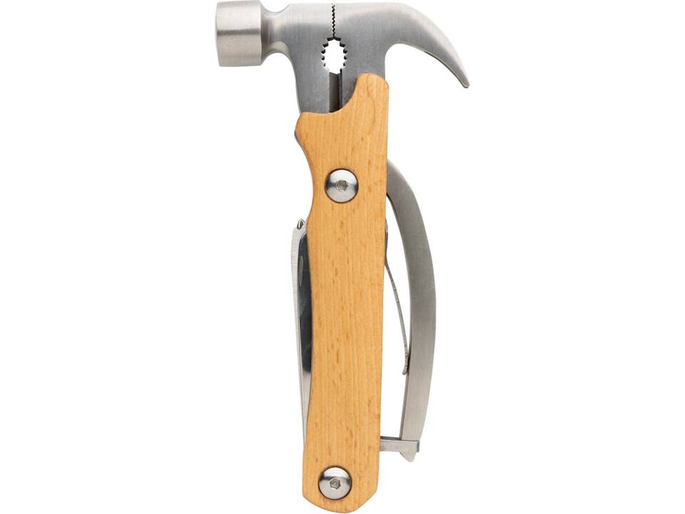 FSC® houten multitoolhamer met 10 functies 5