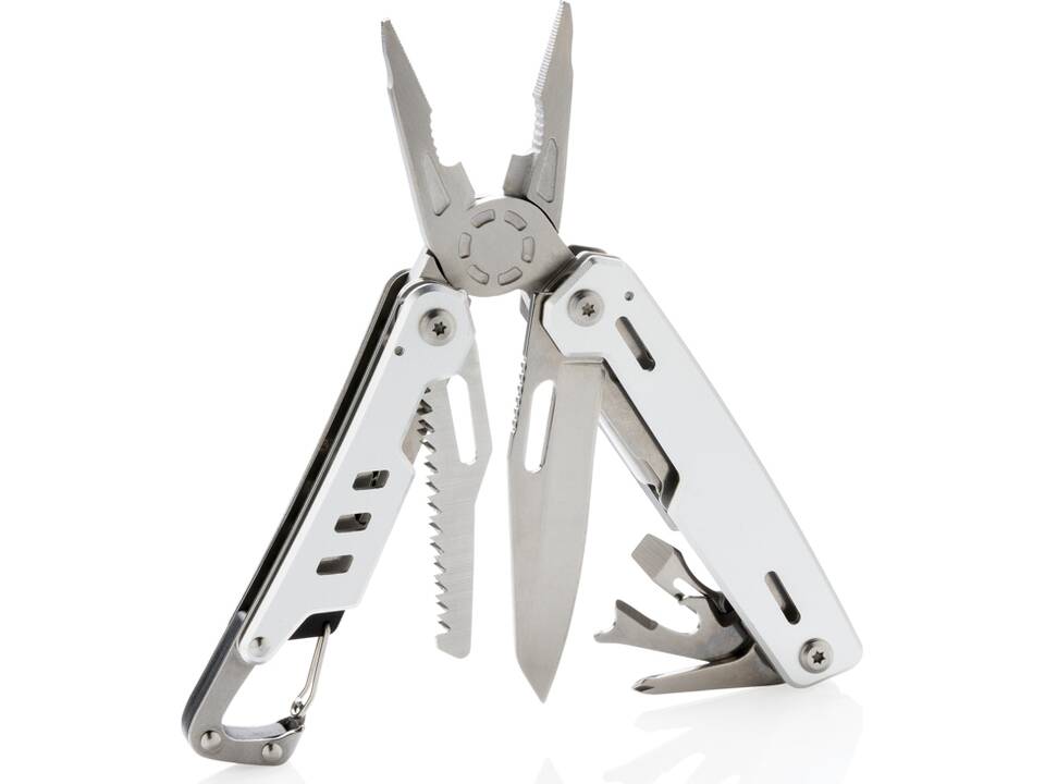 Solid multitool met karabijnhaak 13