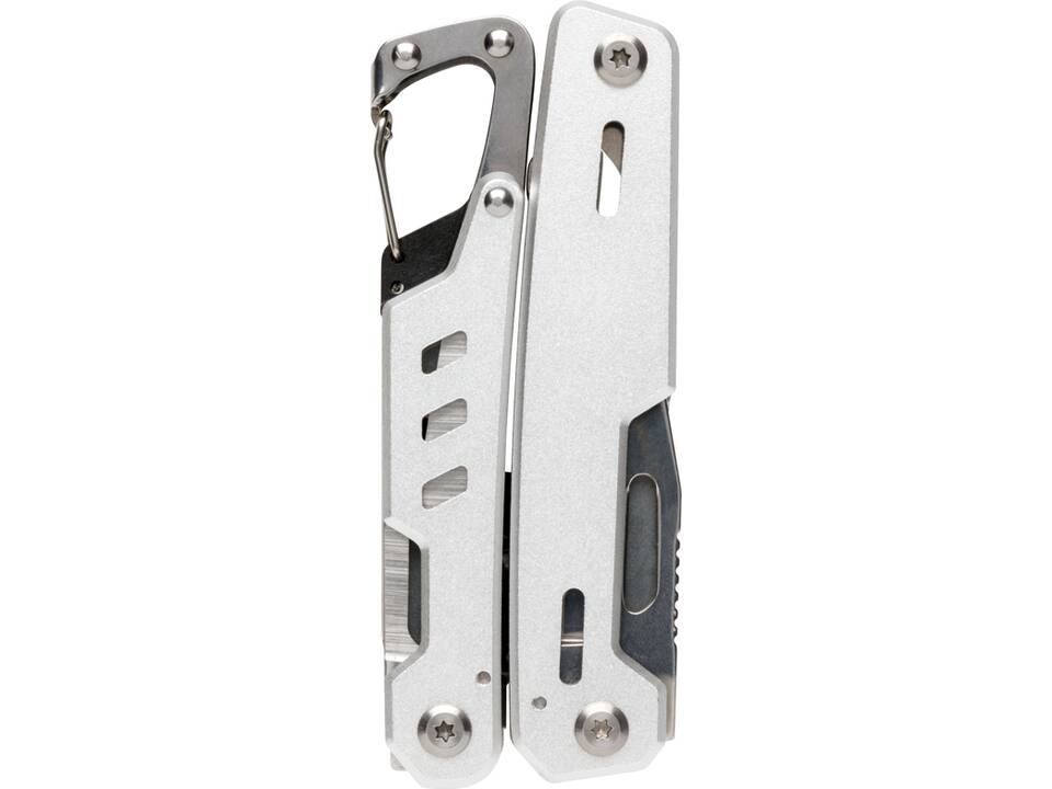 Solid multitool met karabijnhaak 15