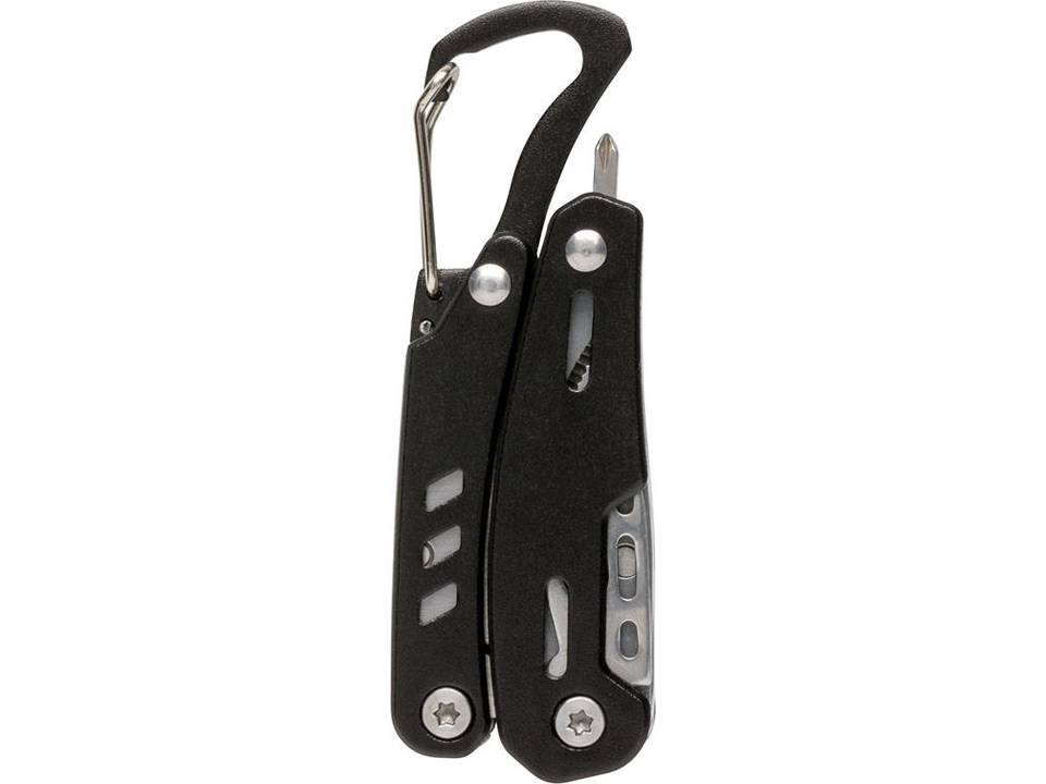 Solid mini multitool met karabijnhaak 18