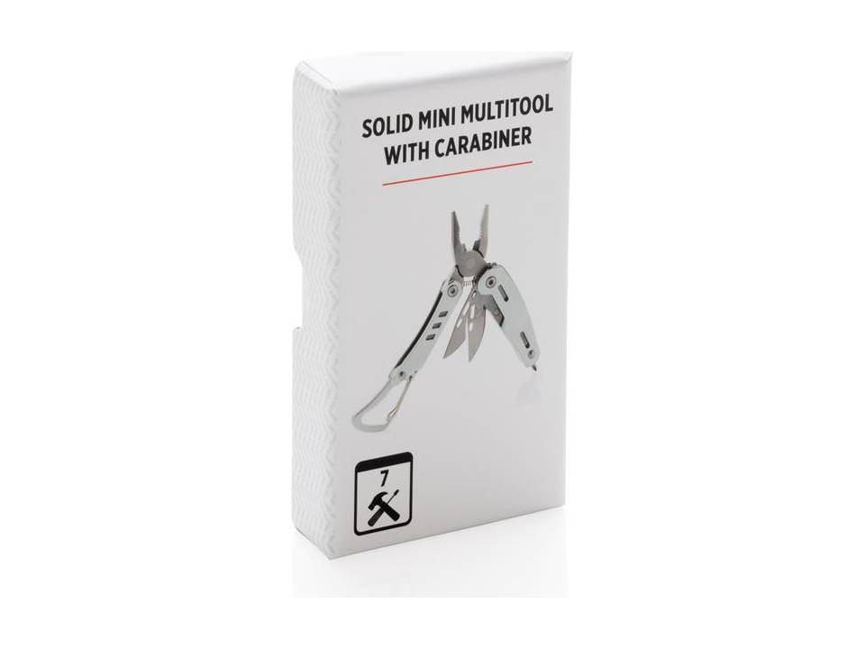 Solid mini multitool met karabijnhaak 10