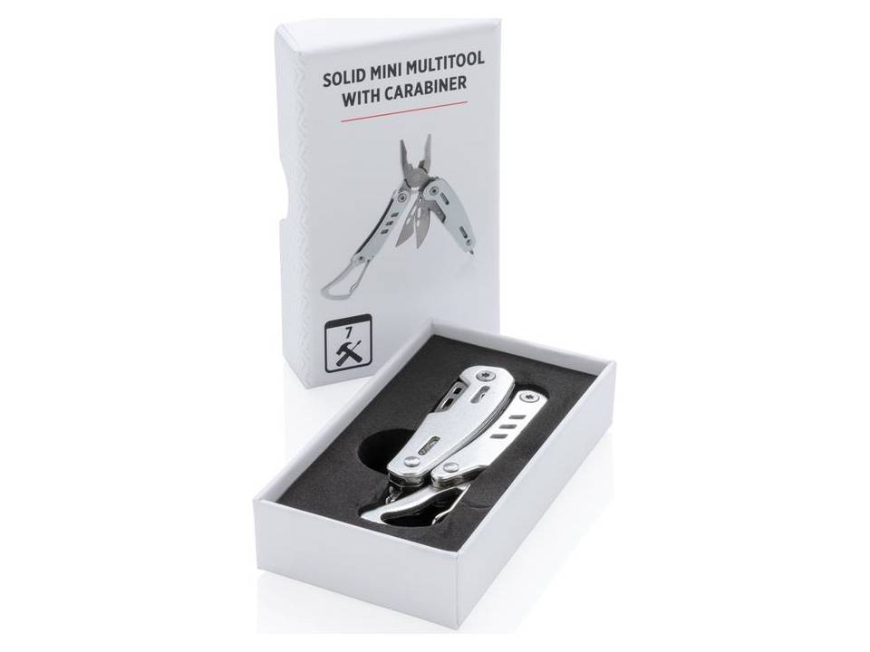Solid mini multitool met karabijnhaak 9