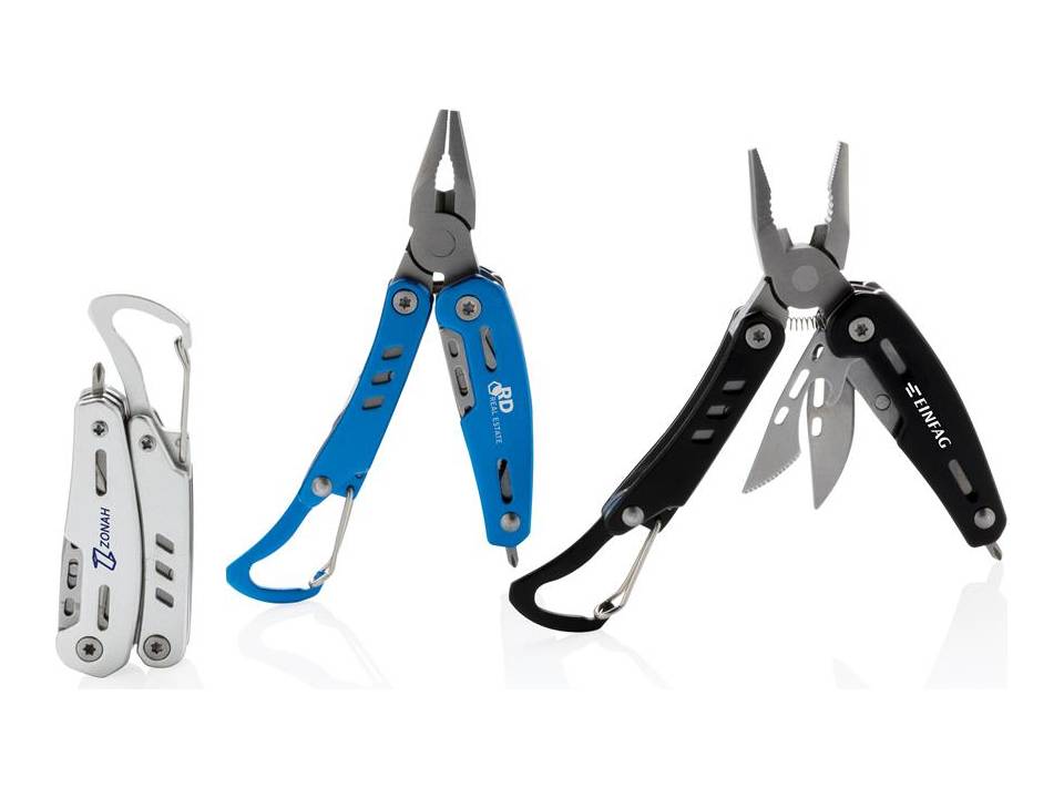 Solid mini multitool met karabijnhaak 8