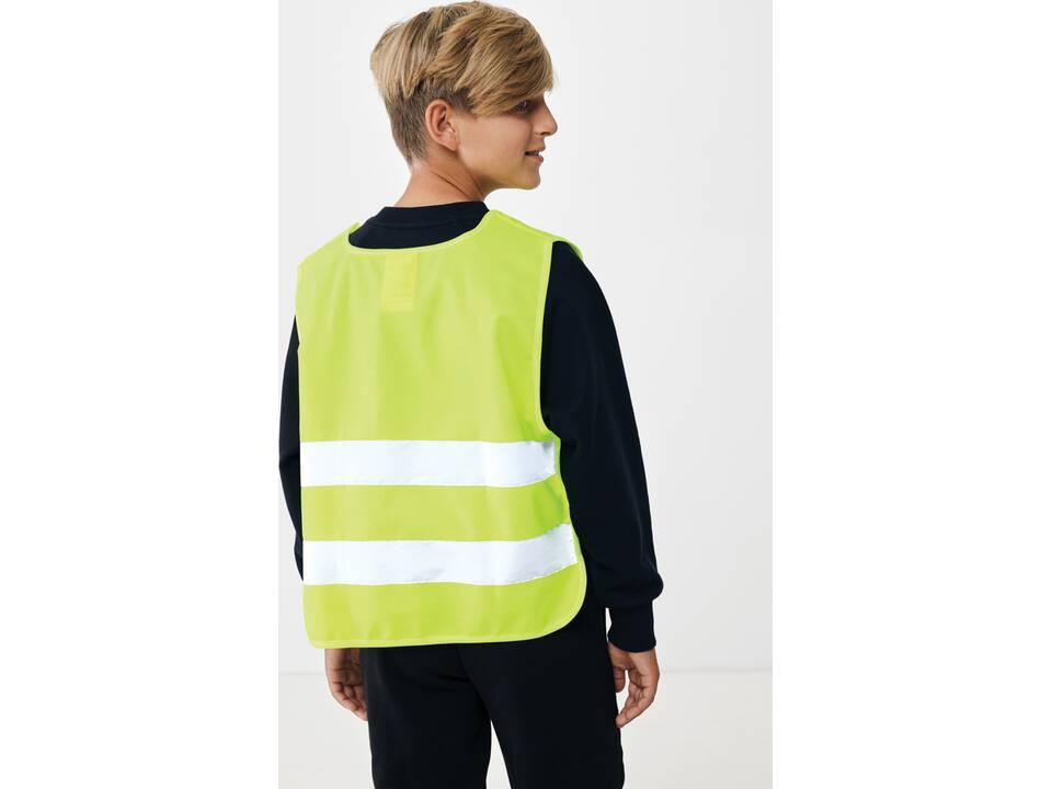 GRS gerecycled PET reflecterend veiligheidsvest 7-12 jaar 6