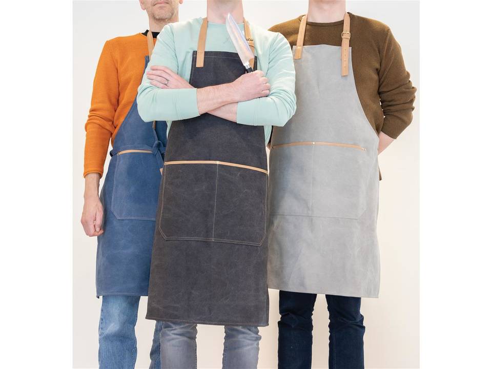 Deluxe canvas keukenschort 2