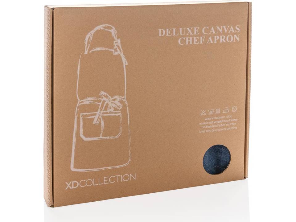 Deluxe canvas keukenschort 5