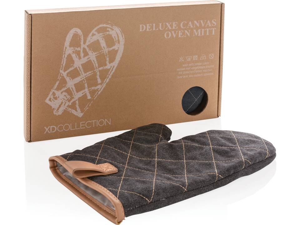 Deluxe canvas ovenhandschoen 8