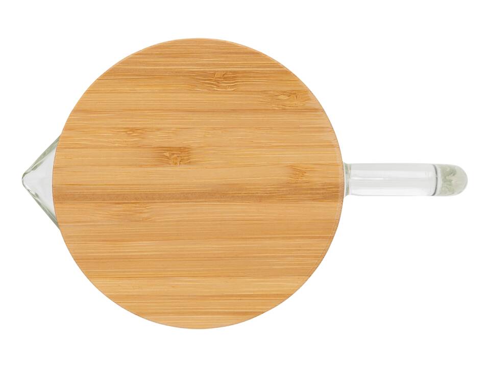 Ukiyo borosilicaatglazen karaf met bamboe deksel - 1,2L 3