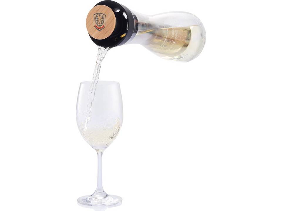 Elegante wijnkaraf met handige koeler 5