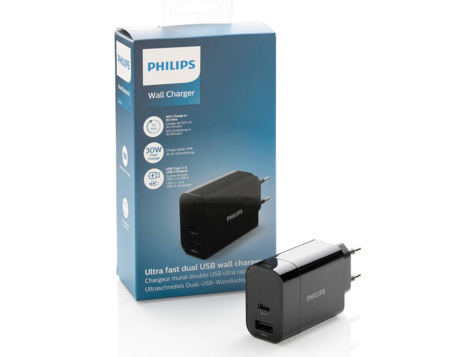 Philips snellader met dual output en PD - 30 W 6