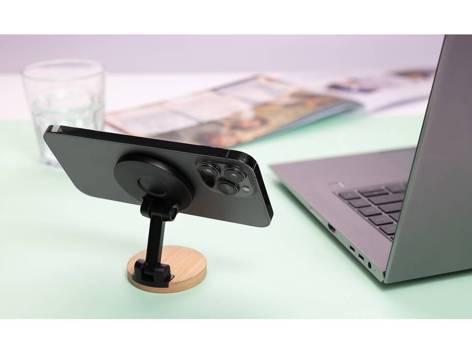 Magmount RCS gerecycled plastic en bamboe telefoonstandaard 10