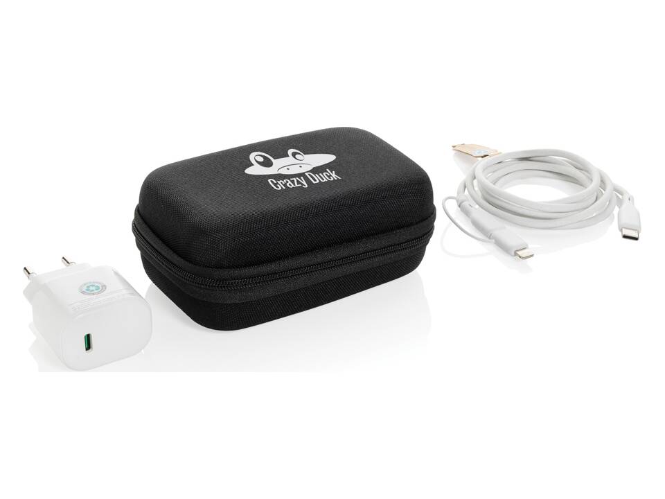 Surge RCS gerecycled PET 20W type C 3-delige oplaadset 10