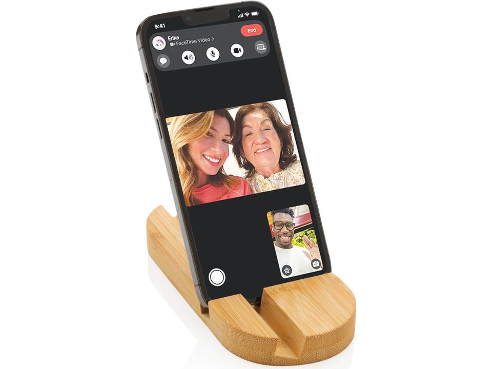 Bamboe tablet en telefoon stand 1