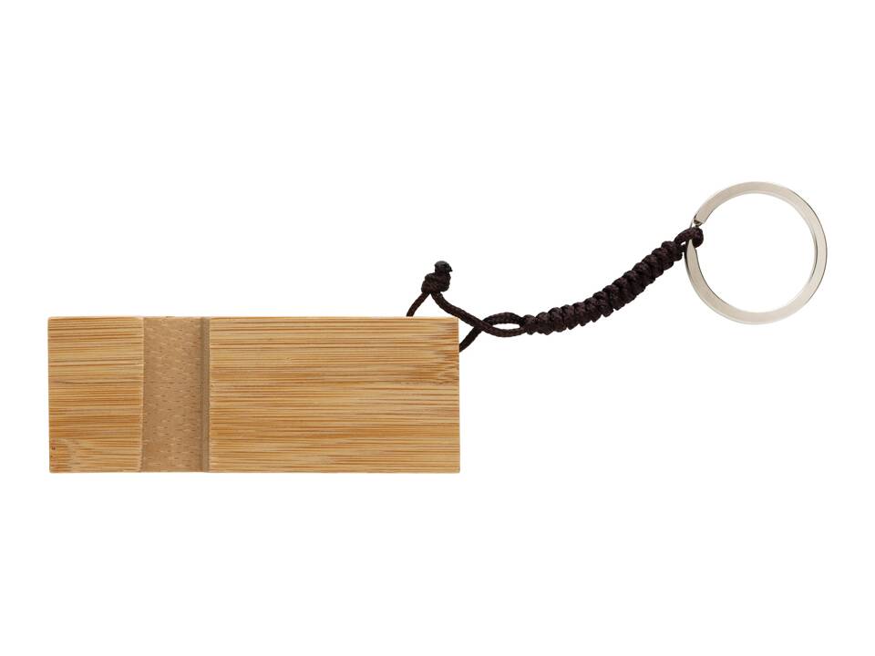 Standkey bamboe sleutelhanger telefoonstandaard 5