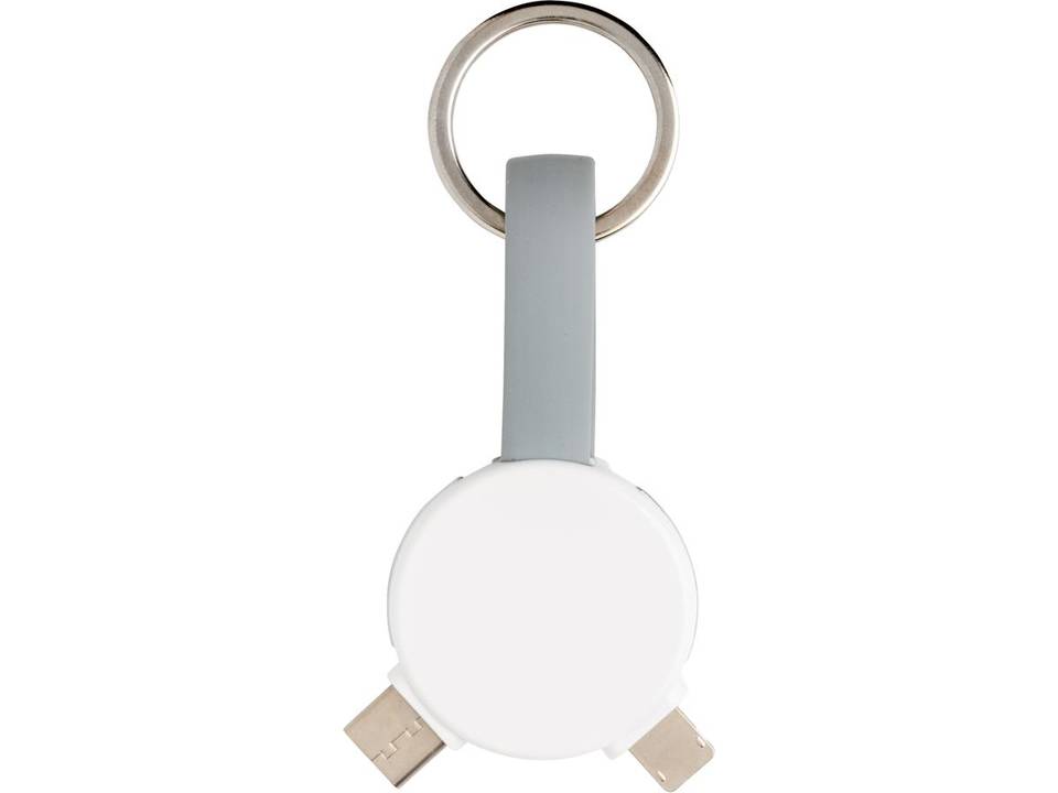 3-in-1 kabel connector sleutelhanger voor iOs en Android 1