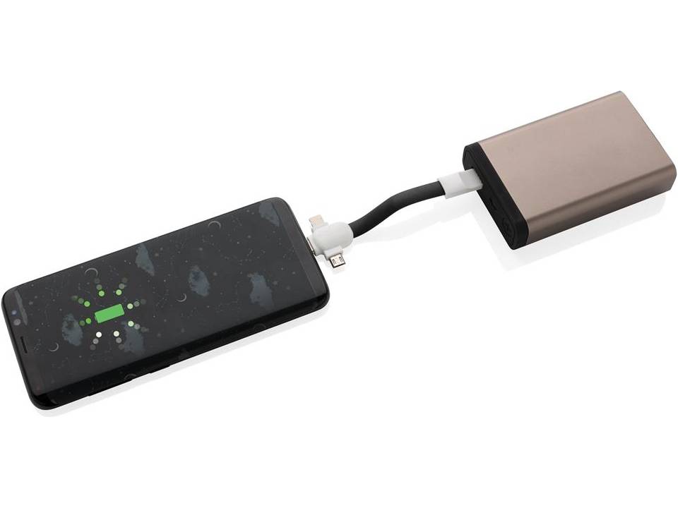 Sleutelhanger kabel met 3 verschillende connectoren 12