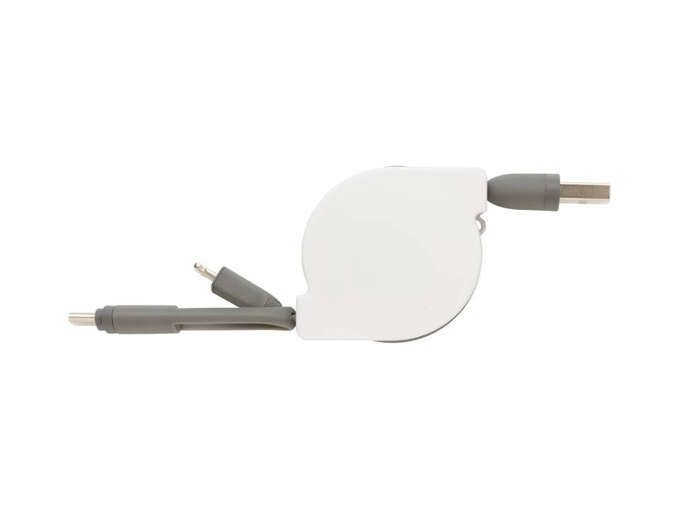3-in-1 kabel met rolmechanisme 2