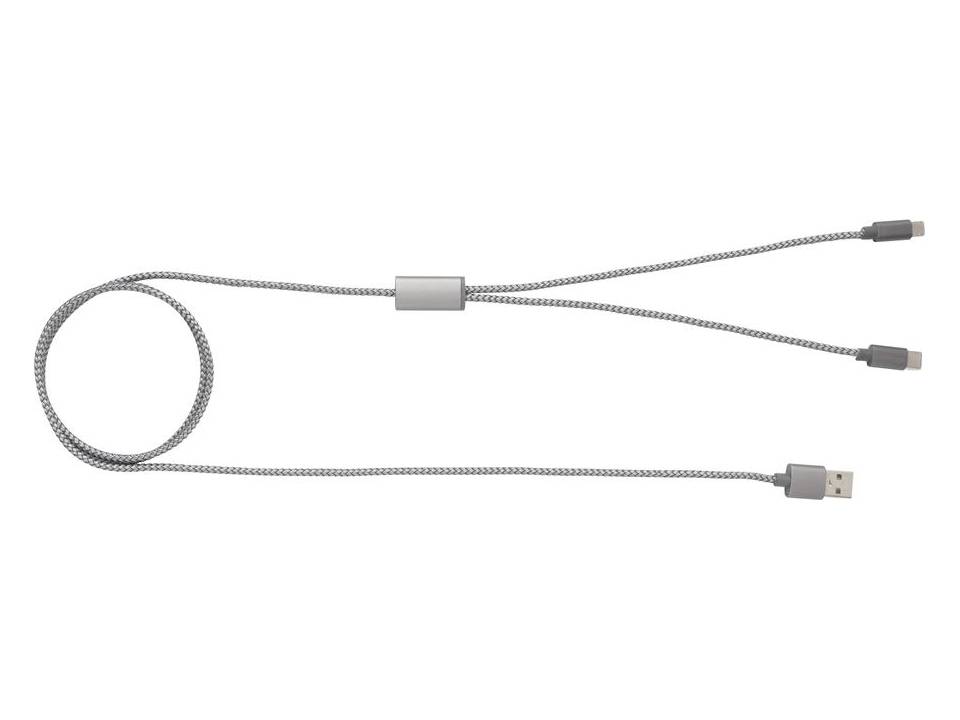 3-in-1 gevlochten nylon kabel 5