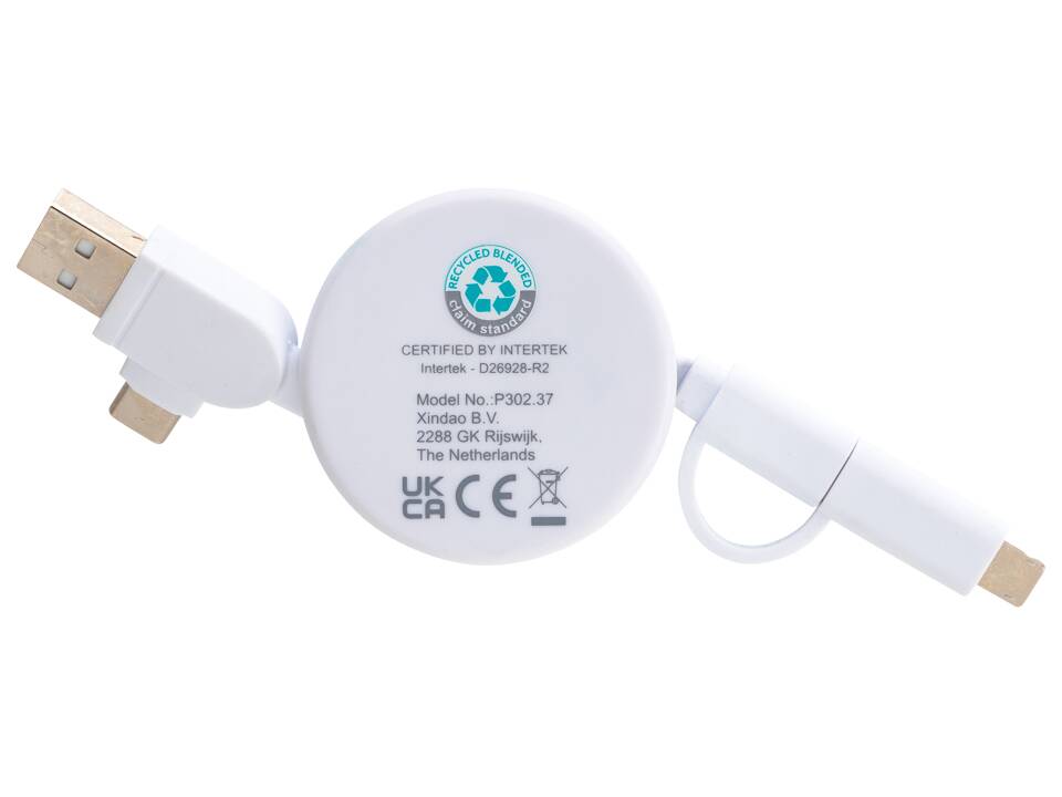 RCS gerecycled 6-in-1 oprolbare kabel 2