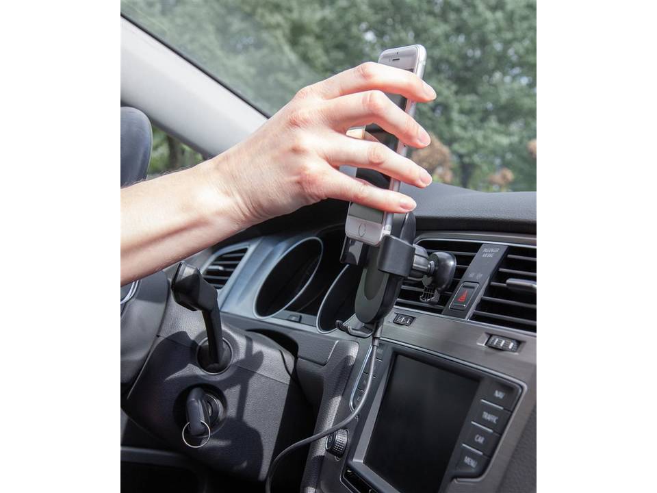 Universele autohouder met 5W draadloze oplader 5