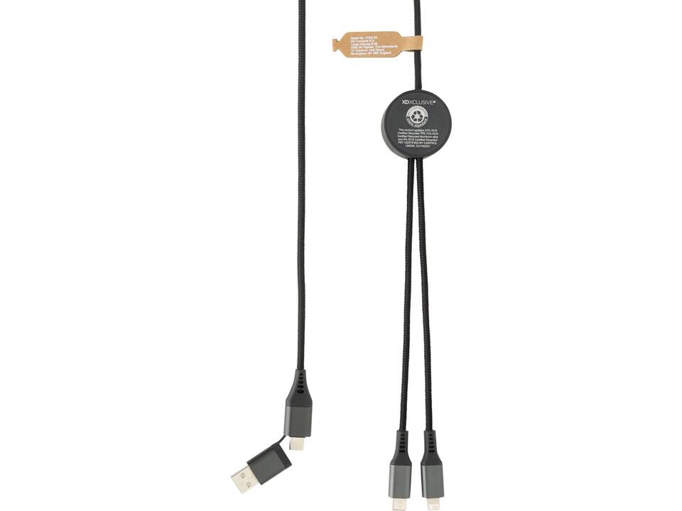 Terra RCS gerecycled PET 3 meter  4-in-1 kabel 5