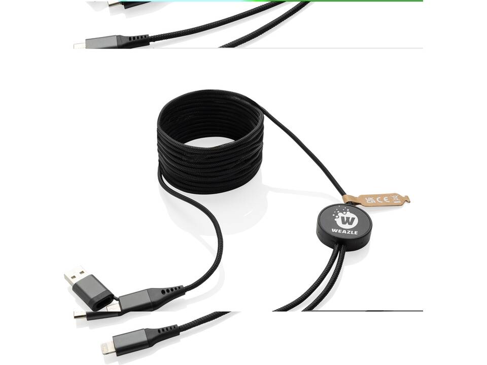 Terra RCS gerecycled PET 3 meter  4-in-1 kabel 6