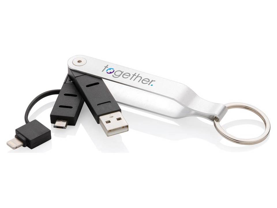 MFi 2 in 1 sleutelhanger oplader 5