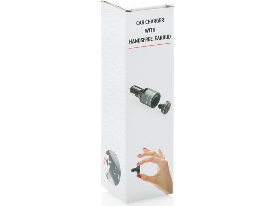 Auto oplader met draadloze oordopjes 3