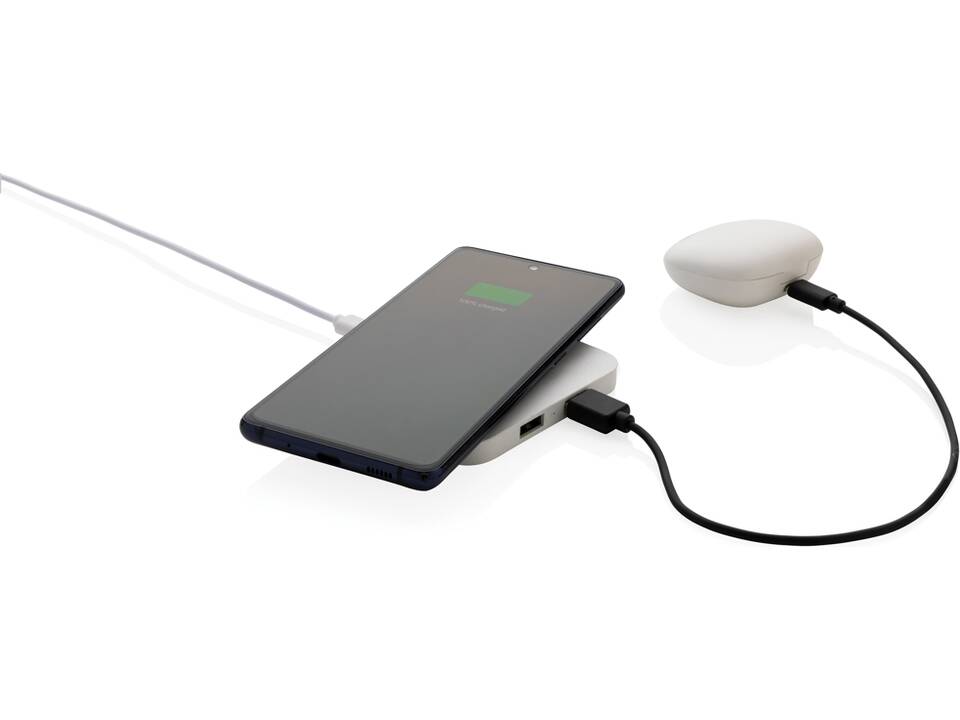 RCS recycled 10W draadloos oplader met USB-poorten 9