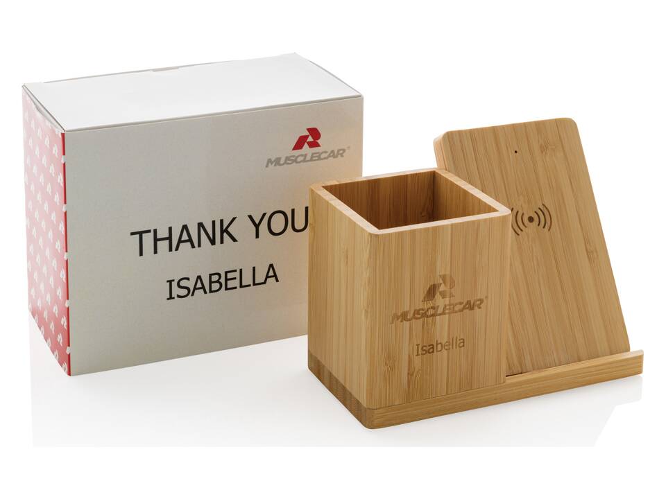 Calgary FSC® bamboo 10W draadloze snellader 10