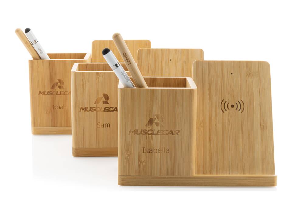 Calgary FSC® bamboo 10W draadloze snellader 11