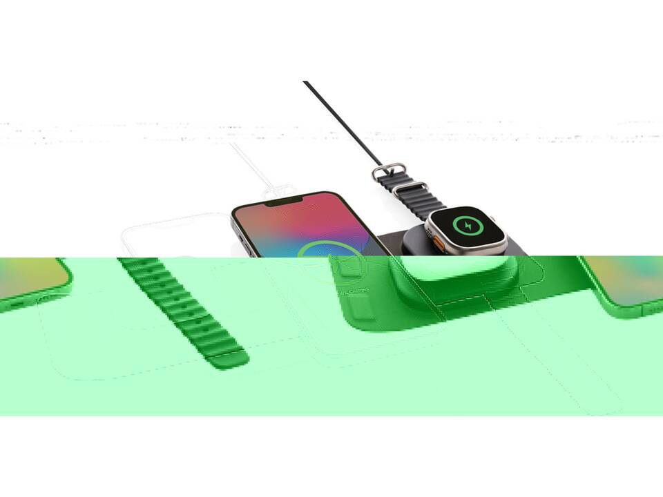 Swiss Peak RCS rplastic 3-in-1 draadloze 15W reislader. 4