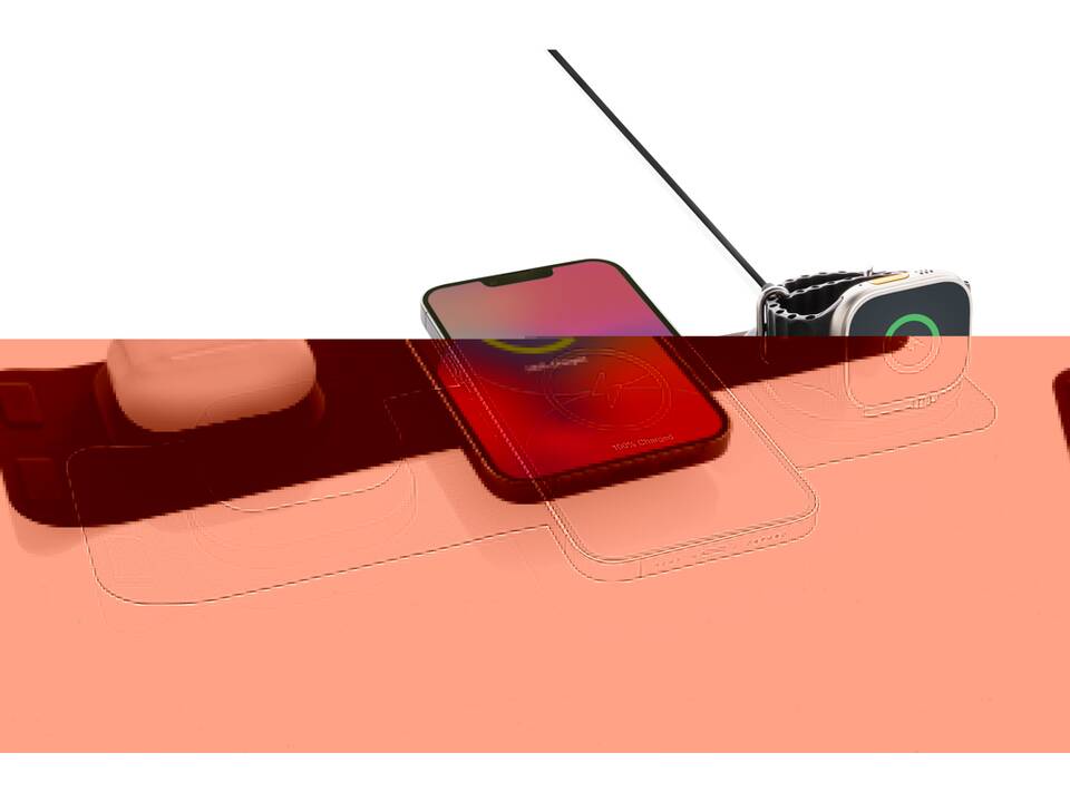 Swiss Peak RCS rplastic 3-in-1 draadloze 15W reislader. 5