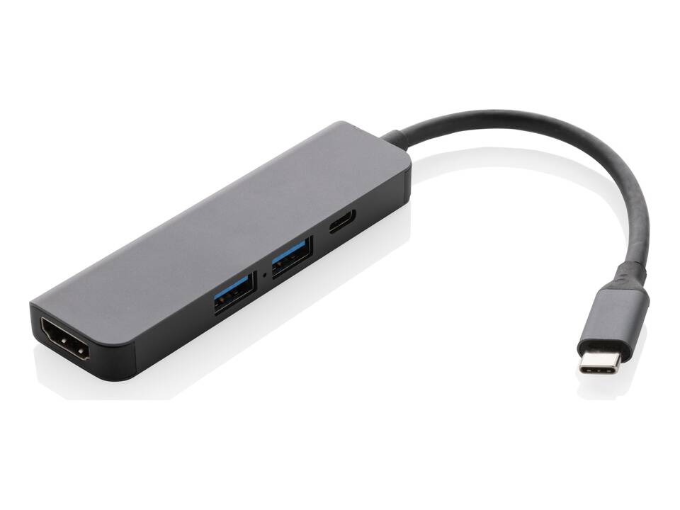 Terra RCS gerecycled aluminium hub met HDMI input 1