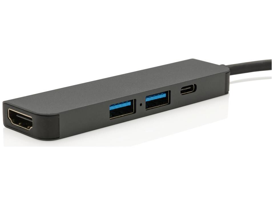 Terra RCS gerecycled aluminium hub met HDMI input 2