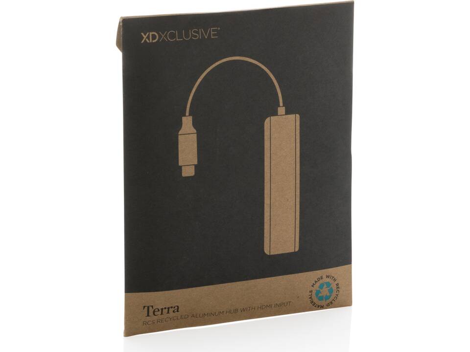 Terra RCS gerecycled aluminium hub met HDMI input 9