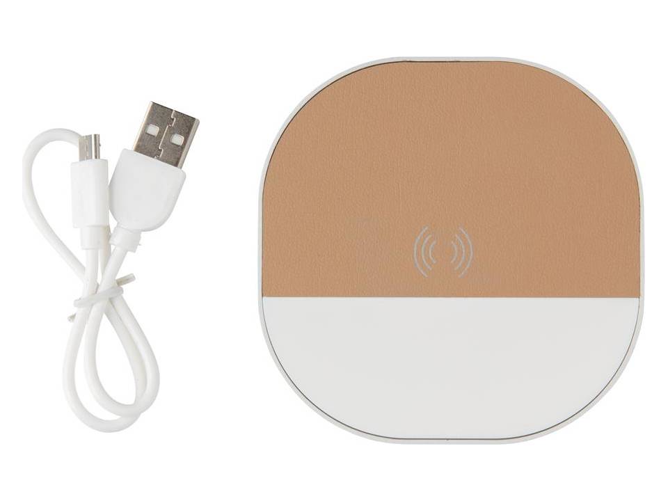 Aria draadloze lader met digitale klok - 5 W 1