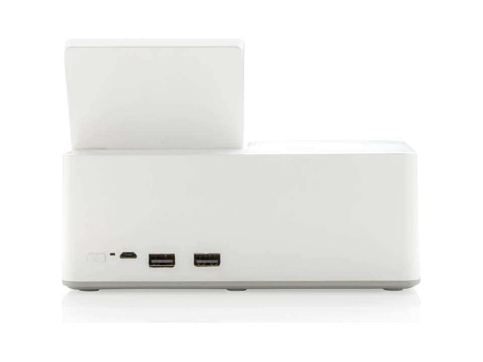 Ontario draadloze oplader met speaker - 5 W 2