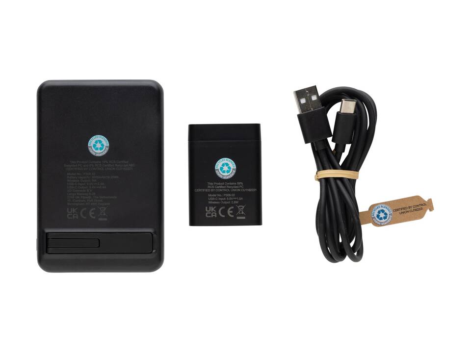 Powerbase RCS rplastic 3 in 1 oplader met powerbank 4