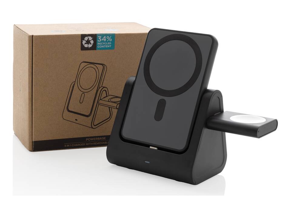 Powerbase RCS rplastic 3 in 1 oplader met powerbank 16