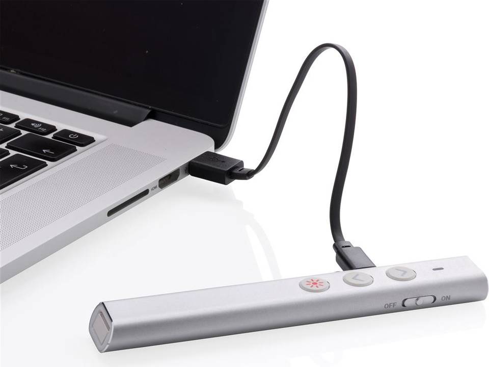 USB herlaadbare laser pointer presenter 3