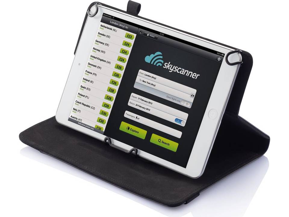 Universele lederen tablet houder 7 - 8 inch van Komo 9