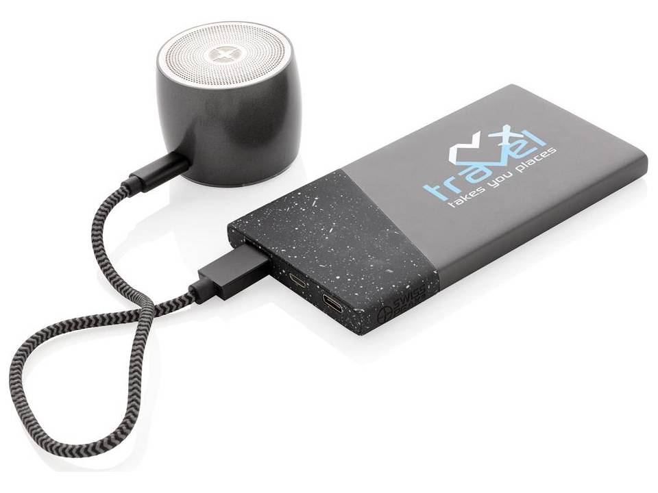 Swiss Peak zakformaat powerbank - 5.000 mAh 6