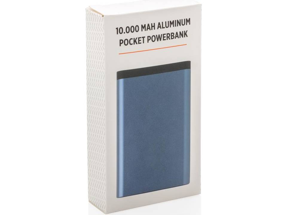 Aluminium zakformaat powerbank - 10.000 mAh 3