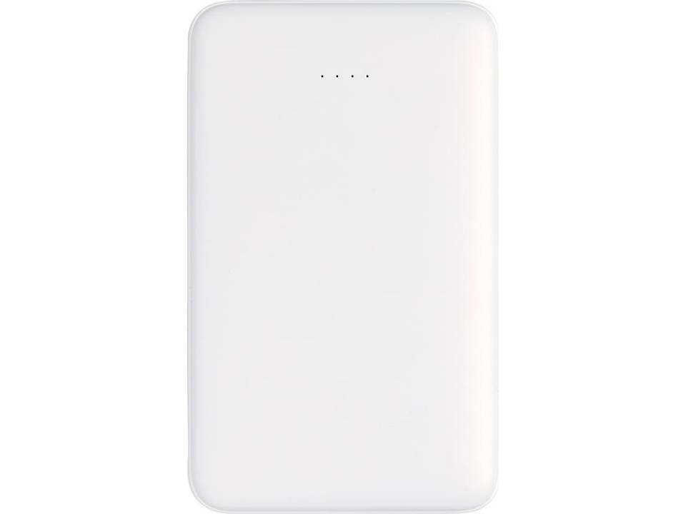 Zakformaat powerbank met geïntegreerde kabels - 5.000 mAh 6