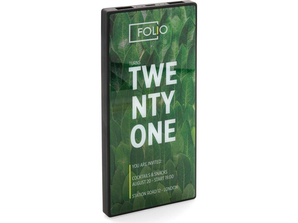 Luxe Powerbank gehard glas - 5.000 mAh 2