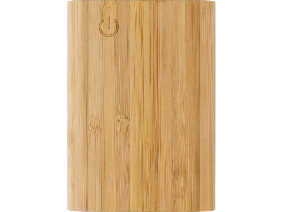 FSC® bamboe powerbank - 5.000 mAh 3