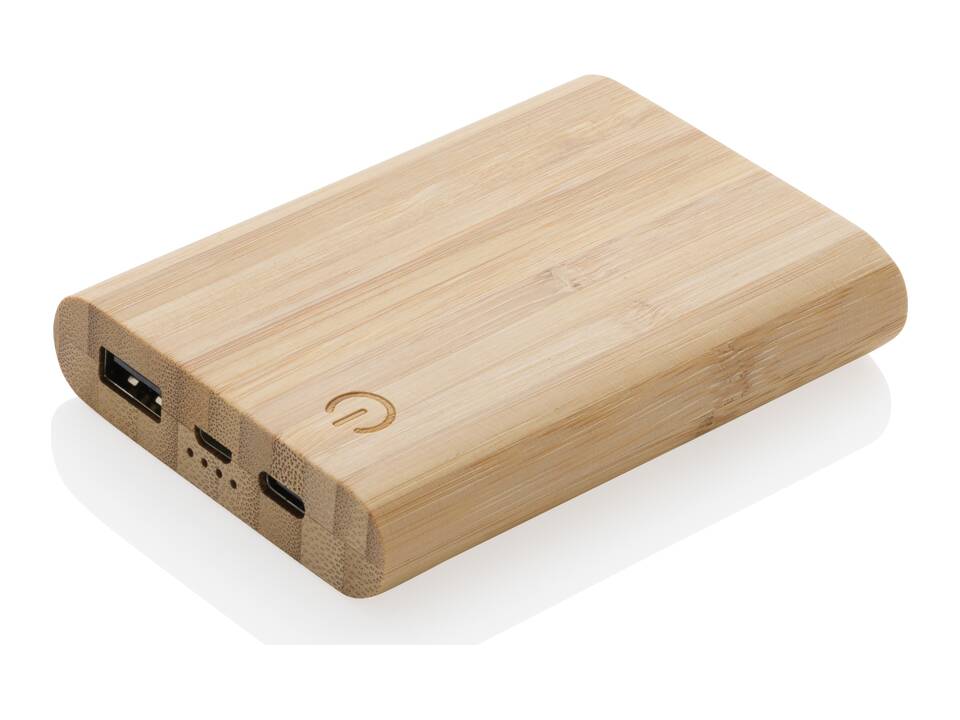 FSC® bamboe powerbank - 5.000 mAh 6